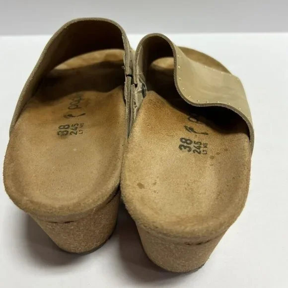 Papillio Women's Namica Wedge Sandals Sand, Size EUR 38, US 7 Narrow